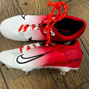 Nike React Black and White Women's Softball Cleats
